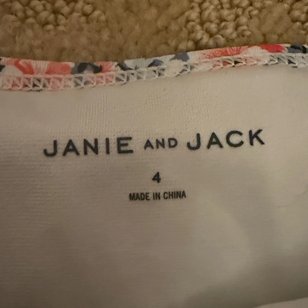Janie and Jack Floral Trim Garment